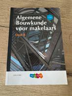 Algemene Bouwkunde voor makelaars Deel B, Boeken, Studieboeken en Cursussen, Ophalen of Verzenden, Zo goed als nieuw