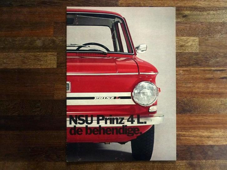 NSU prinz 4 L (1971/1972), Boeken, Auto's | Folders en Tijdschriften, Zo goed als nieuw, Algemeen, Ophalen of Verzenden