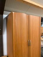 5 deurs kledingkast - kersen kleer H219xB247xD62cm, Ophalen, Eenpersoons, ., Zo goed als nieuw