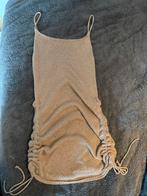 Leuk nieuw goudkleurig strandjurkje one size, Ophalen of Verzenden, Nieuw, Boven de knie