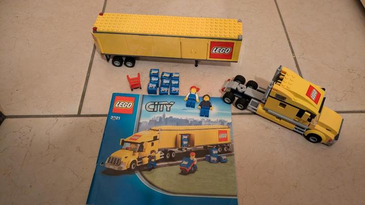 Lego City - Lego Truck - 3221, Kinderen en Baby's, Speelgoed | Duplo en Lego, Gebruikt, Lego, Complete set, Ophalen of Verzenden