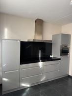 Volledige keuken, Huis en Inrichting, Keuken | Complete keukens, Ophalen, Gebruikt, Grijs, Hoekkeuken