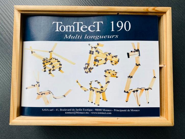 TomTect 190 - Houten constructie speelgoed, Kinderen en Baby's, Speelgoed | Bouwstenen, Zo goed als nieuw, Overige merken, Ophalen of Verzenden