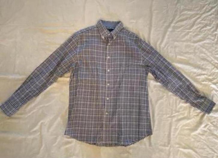Nautica overhemd, Kleding | Heren, Overhemden, Zo goed als nieuw, Halswijdte 41/42 (L), Blauw, Ophalen of Verzenden