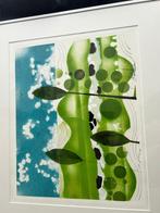 Zeefrduk Willem Heesen - Landschap met waterlelies, Ophalen of Verzenden