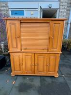 GRATIS: massief houten computerkast, Antiek en Kunst, Ophalen