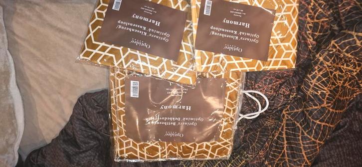 Optidee Optimink Beddengoedset 240x220 + 2 Slopen, Huis en Inrichting, Slaapkamer | Beddengoed, Zo goed als nieuw, Dekbedovertrek