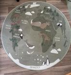 Katoenen Landkaart Vloerkleed H&M, Huis en Inrichting, Stoffering | Tapijten en Kleden, Gebruikt, 100 tot 150 cm, Rond, Ophalen of Verzenden