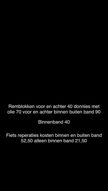 Fatbike/fiets reperaties beschikbaar voor biedingen