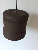 Retro Herda Hanglamp (Herda BV) van gemoffeld metaal, Minder dan 50 cm, Gebruikt, Ophalen of Verzenden, RETRO