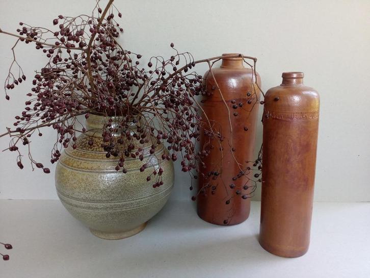 Steengoed vaas /Bols jeneverkruiken. Pr/p/st vanaf, Antiek en Kunst, Curiosa en Brocante, Ophalen of Verzenden