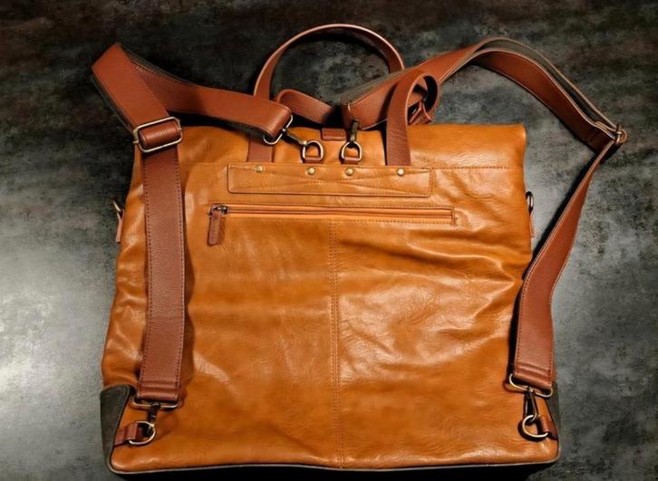 Vanguard handtas/schoudertas/rugzak, Nieuw, Sieraden, Tassen en Uiterlijk, Tassen | Damestassen, Nieuw, Overige typen, Bruin, Ophalen of Verzenden