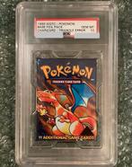 1999 Base Set Booster Charizard Triangle Error PSA 10, Verzenden, Foil, Booster, Nieuw