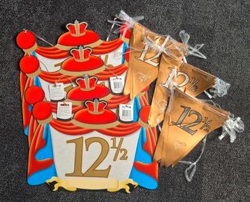 Feestartikelen 12,5 jaar getrouwd beschikbaar voor biedingen