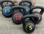 11x Kettlebell (4x 15 lbs, 4x 10 lbs, 3x 5 lbs), Ophalen, Nieuw, Benen, Kettlebell