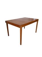 Uitschuifbare vintage eettafel, jaren 60, Vintage, Vijf personen of meer, 150 tot 200 cm, Rechthoekig