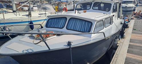 Boot staal cruiser als vakantiehuisje, Watersport en Boten, Motorboten en Motorjachten, Gebruikt, Staal, 9 tot 12 meter, Diesel