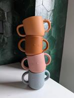 Vier siliconen kinderbekers, Ophalen of Verzenden, Zo goed als nieuw, Glas, Overige stijlen