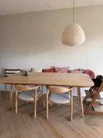 Houten grote eettafel kwantum, Huis en Inrichting, Ophalen, Gebruikt, 200 cm of meer, 50 tot 100 cm