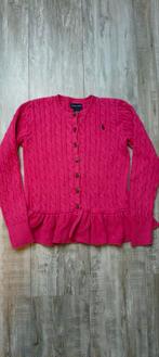 Ralph Lauren Cable Knit Cardigan - Vest - Kids - Trui, Kinderen en Baby's, Kinderkleding | Maat 176, Gebruikt, Meisje, Trui of Vest