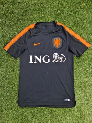 Nederlands elftal trainingsshirt 2018 Oranje zwart shirt beschikbaar voor biedingen