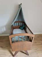 Antiek babywiegje, mooi opgeknapt, met matras en hemeltje, Ophalen, Zo goed als nieuw, Minder dan 140 cm, Matras