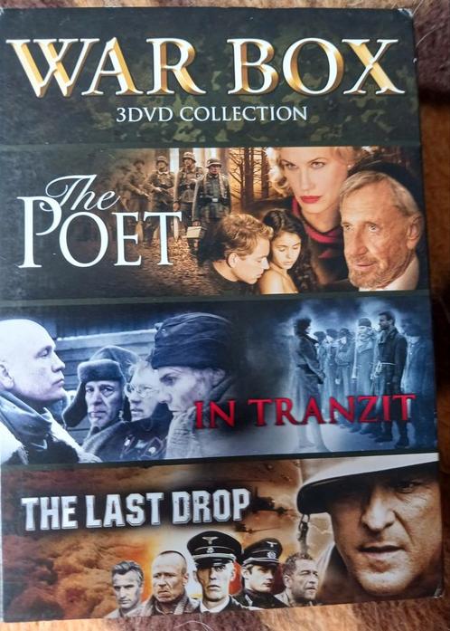 War Box : The Poet, In Tranzit, Last Drop, Cd's en Dvd's, Dvd's | Tv en Series, Zo goed als nieuw, Drama, Boxset, Vanaf 16 jaar