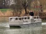 Ponton, pont, pontonboot, aluminium, stalen vlet, werkvlot, Ophalen, Minder dan 10 meter, Nieuw, Vlet