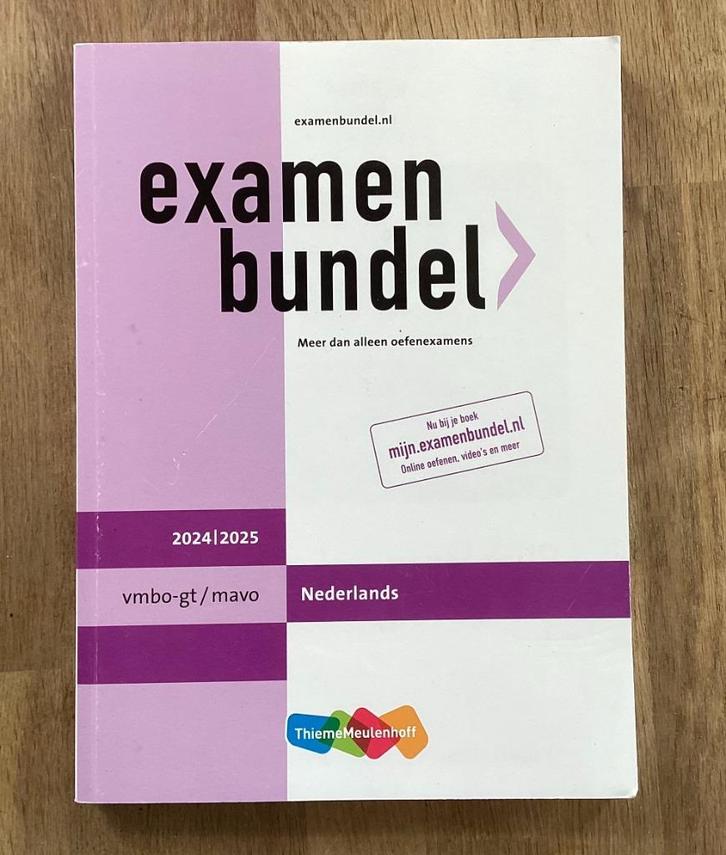 Examenbundel Nederlands vmbo gt mavo 2024 2025 ongebruikt, Boeken, Schoolboeken, Nieuw, Nederlands, VMBO, Ophalen