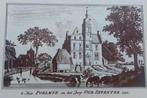 Prent 't Huis Poelwijk Oud Seventer 1742, Ophalen of Verzenden