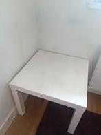 Witte Bijzettafel / Nachtkastje - Vierkant, Ophalen, Minder dan 45 cm, Minder dan 55 cm, Gebruikt