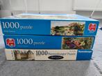 2x Jumbo puzzel en 1x Ravensburger 1000 stukjes, Ophalen, 500 t/m 1500 stukjes, Zo goed als nieuw, Legpuzzel