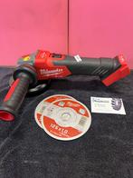 Milwaukee accu haakse slijper type m18fsag125 xb werkt prima, Gebruikt, Haakse handslijpmachine, Ophalen of Verzenden, Milwaukee