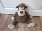 Clayre & Eef superzachte aap knuffel donker + lichtbruin plu, Ophalen of Verzenden, Nieuw, Overige typen