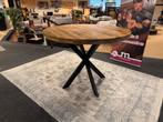 Bartafel rond mangohout in verschillende afmetingen €299,-, Huis en Inrichting, Tafels | Eettafels, Rond, Mwonenenslapen@ziggo.nl