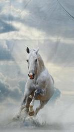 Running horse french terry paneel, 120 cm of meer, Nieuw, Ophalen of Verzenden, Katoen