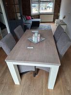 4 eettafelstoelen - GRATIS, Huis en Inrichting, Ophalen, Gebruikt, Vier, Stof