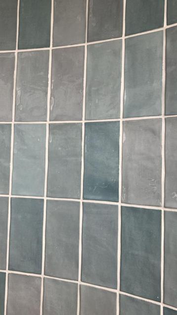 Wandtegels Fez aqua gloss Blauw 6.2 x 12.5 beschikbaar voor biedingen