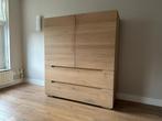 Massief eikenhouten kast, Huis en Inrichting, Kasten | Wandmeubels, Ophalen, Gebruikt, Eikenhout, Minder dan 150 cm
