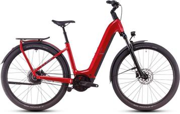 CUBE KATHMANDU HYBRID COMFORT PRO Lageinstap Electricred/red beschikbaar voor biedingen
