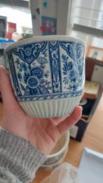 Delfts blauwe bloempot, Ophalen of Verzenden