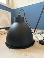 Industriele hanglamp zwart, Huis en Inrichting, Lampen | Hanglampen, Ophalen, Zo goed als nieuw, Metaal, Minder dan 50 cm
