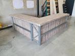 Unieke toonbank van steigerhout met onderstel van staal, Huis en Inrichting, Kasten | Dressoirs, Ophalen, Nieuw