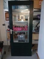 Voordeur garagedeur  hardhout, Doe-het-zelf en Verbouw, 120 cm of meer, Ophalen of Verzenden, 200 tot 215 cm, Buitendeur