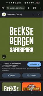 Met spoed! 4 tickets Beekse Bergen aangeboden, Drie personen of meer