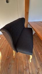 Zwart Eettafel Bankje, Huis en Inrichting, Banken | Sofa's en Chaises Longues, Minder dan 75 cm, 150 tot 200 cm, Driepersoons