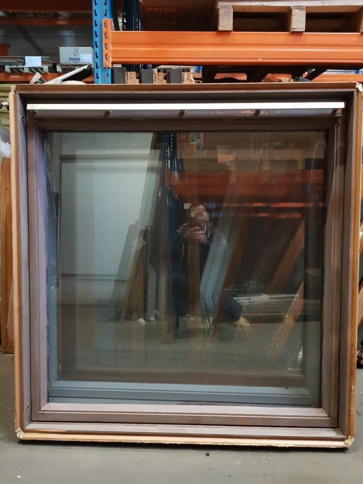 Velux dakraam 134 x 140 cm (GGL 8 / 808 /U08) met gootstuk!!, Doe-het-zelf en Verbouw, Glas en Ramen, Gebruikt, Dakraam, Dubbelglas
