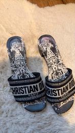 Christian Dior Slippers - Maat 36, Ophalen of Verzenden, Gedragen, Zwart, Slippers