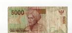 5000 Rupiah 2001 Indonesië, Verzenden, Centraal-Azië, Los biljet