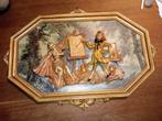 Franse Kunst Scène in Relief Lijst, Ophalen of Verzenden